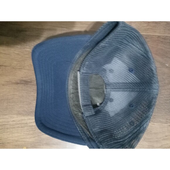 Bud light NFL Ball Cap Hat Blue   Adjustable Cap flawed - Picture 3 of 5